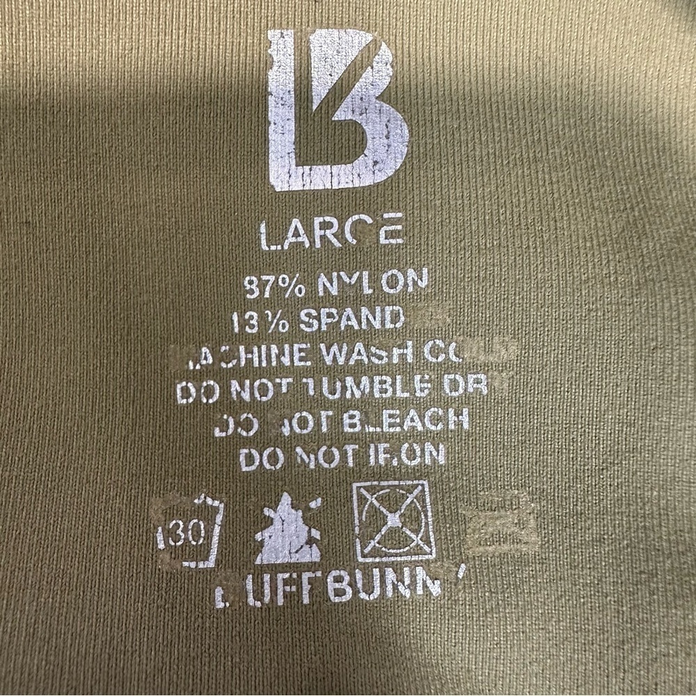 Buff Bunny Leggings, green with pockets. Women’s large - Picture 3 of 3